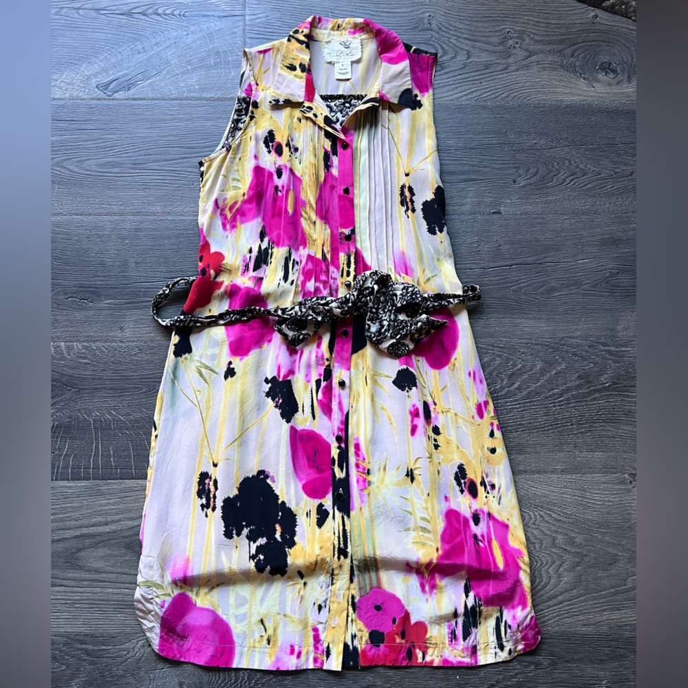 Anthropologie Tabitha Aubrieta Silk Dress 6